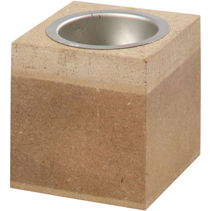 Portavelas, A: 6 cm, medidas 6x6 cm, 1 ud