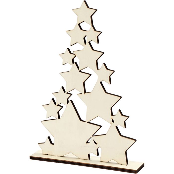 Árbol de Navidad, A: 29,8 cm, P: 4 cm, A: 21,5 cm, 1 ud
