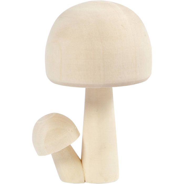 Setas de madera, A: 8,5 cm, A: 5,5 cm, 1 ud