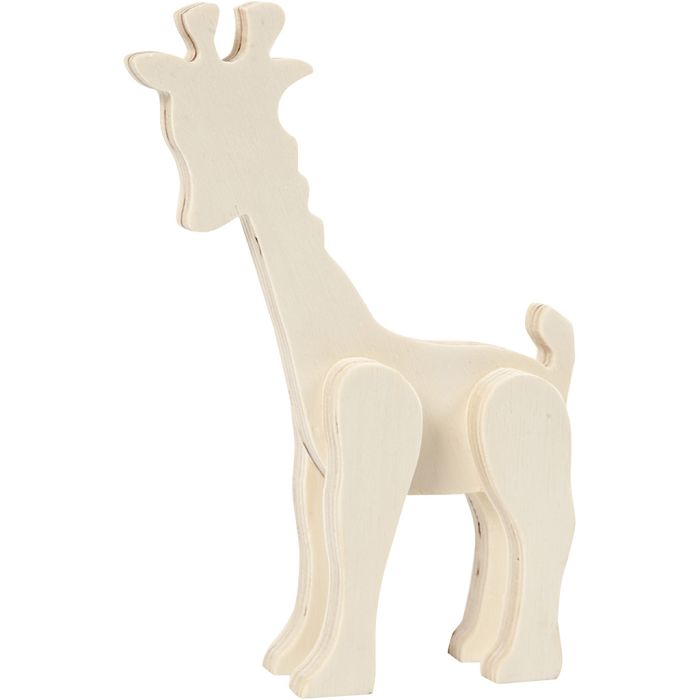 Figura animal, Jirafa, A: 19 cm, A: 14 cm, 1 ud