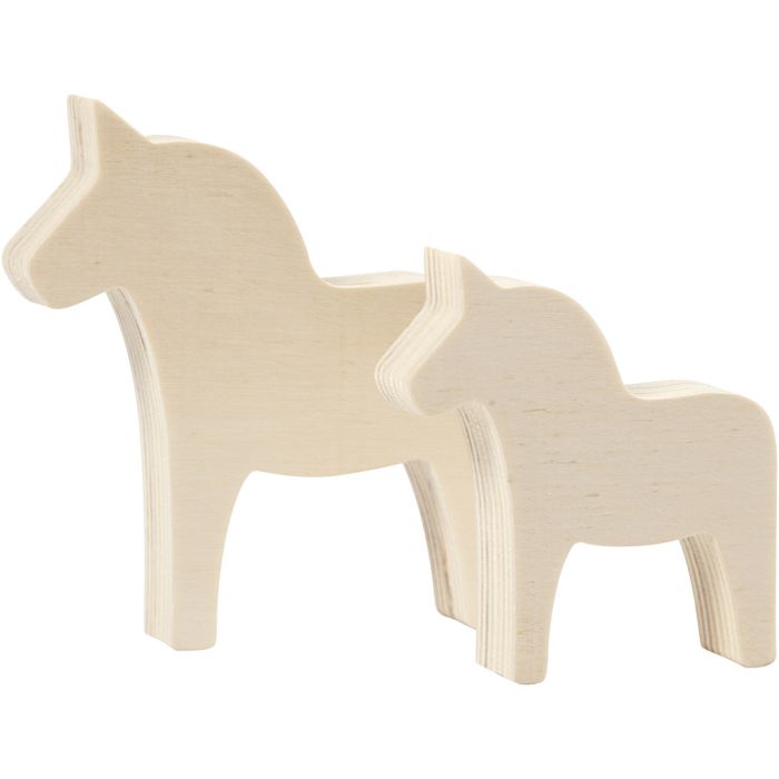 Caballo, A: 8+10 cm, A: 7+9,5 cm, grosor 1,8 cm, 2 ud/ 1 paquete