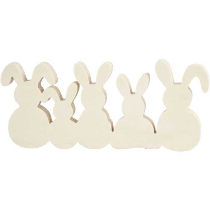 Conejos, A: 11 cm, A: 30 cm, grosor 2 cm, 1 set