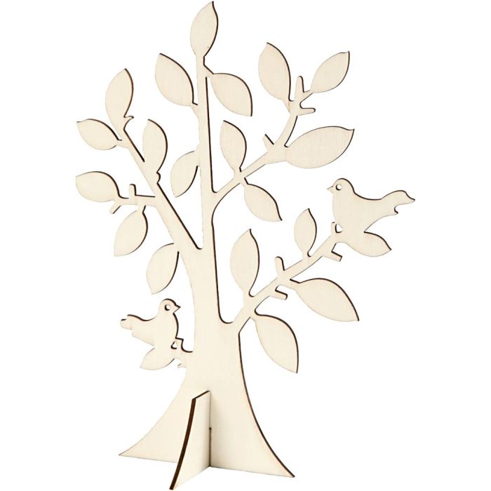 Árbol, A: 24 cm, A: 18,4 cm, grosor 0,4 cm, 1 ud