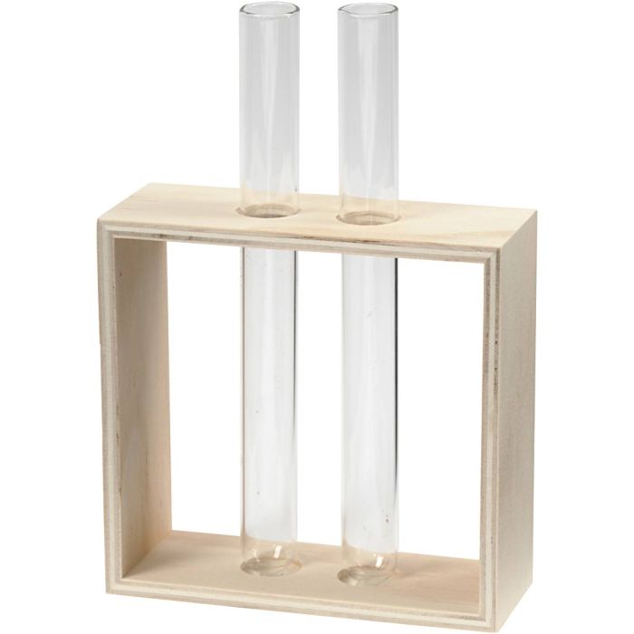 Soporte de tubo de ensayo, A: 10+15 cm, P: 4 cm, A: 10,5 cm, 1 ud