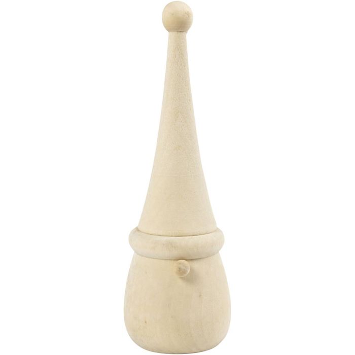 Gnomo escandinavo de Papá Noel, A: 16 cm, dia 6 cm, 1 ud