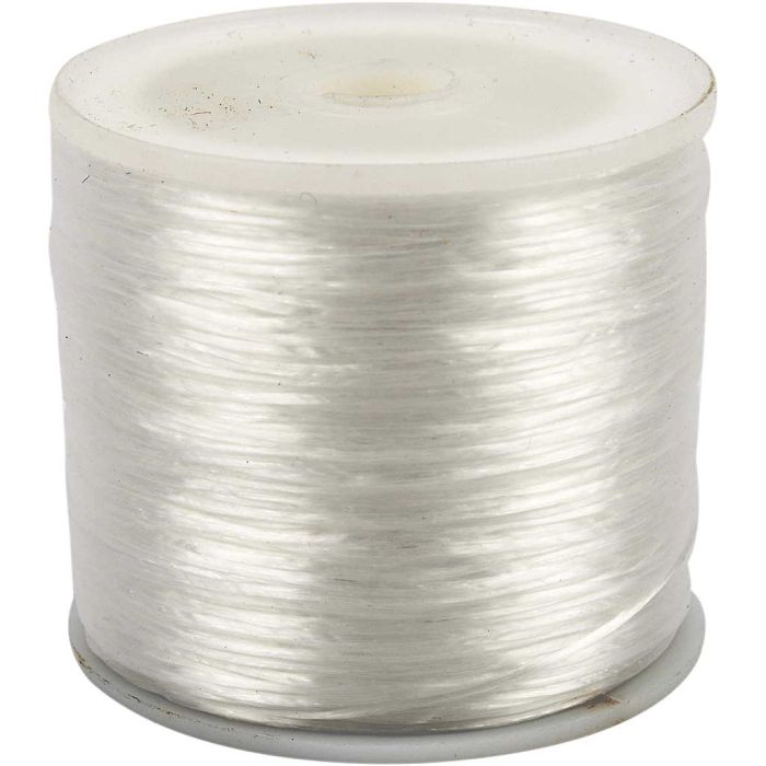 Cuerda elástica, plano, grosor 1 mm, 100 m/ 1 rollo