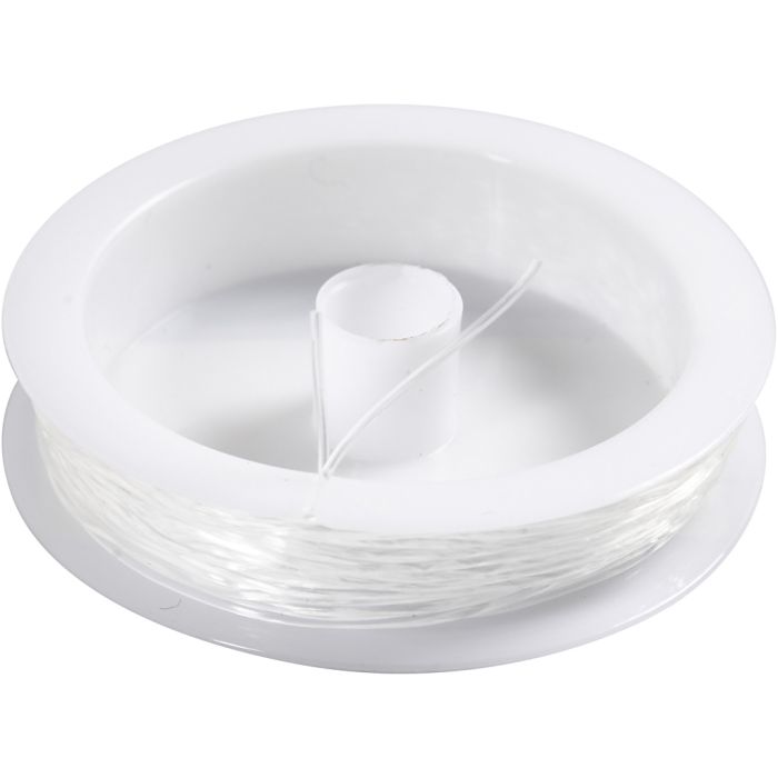 Cuerda elástica, redondo, grosor 1 mm, 10 m/ 1 rollo