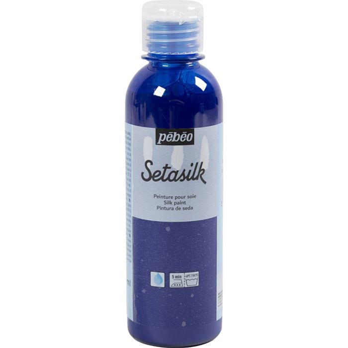 Textil Silk, azul royal, 250 ml/ 1 botella