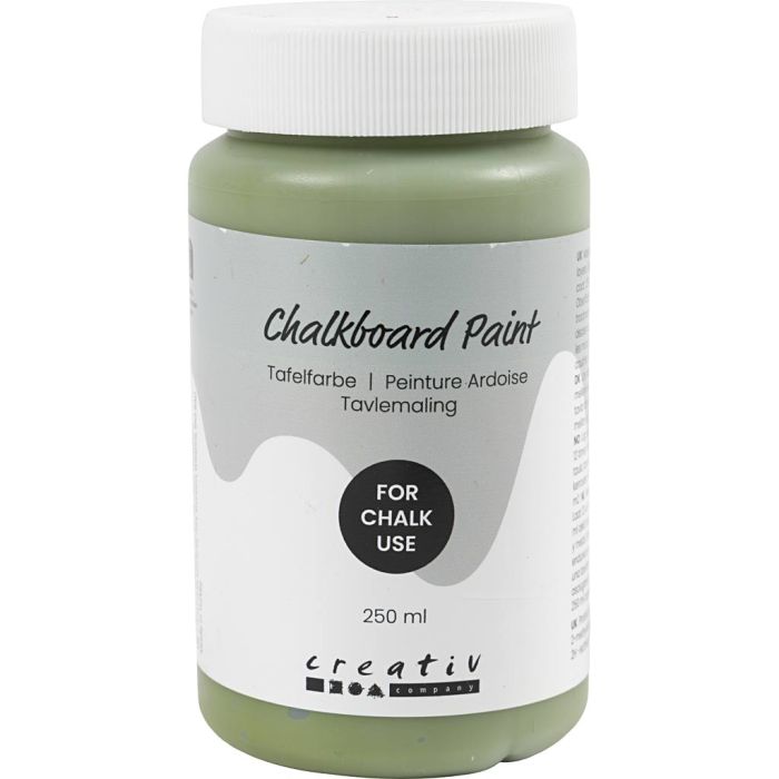 Pintura de tiza, verde, 250 ml/ 1 botella