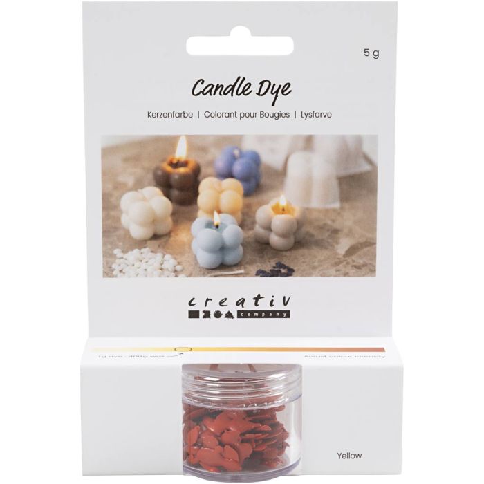 Colorante para velas, amarillo, 5 gr/ 1 paquete