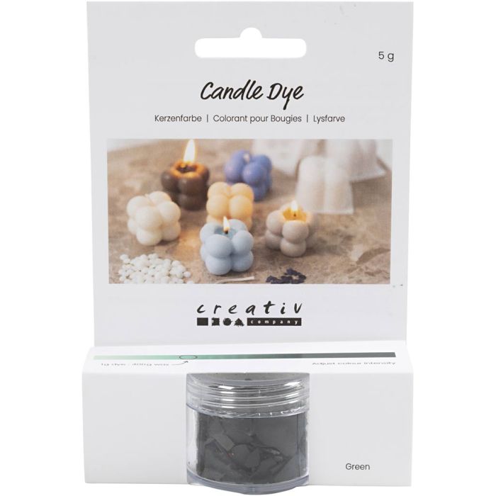 Colorante para velas, verde, 5 gr/ 1 paquete