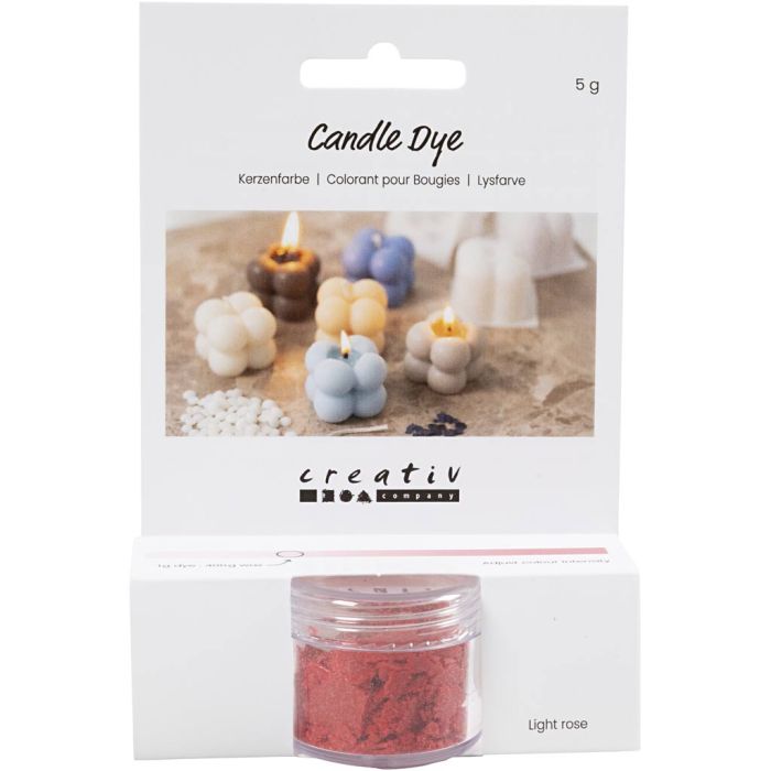 Colorante para velas, rosa claro, 5 gr/ 1 paquete