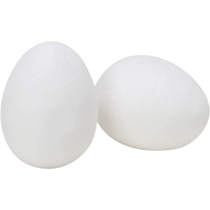 Huevo, medidas 30 mm, blanco, 100 ud/ 1 paquete