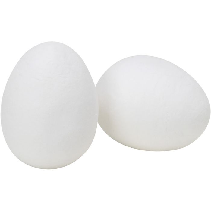 Huevo, medidas 40 mm, blanco, 100 ud/ 1 paquete