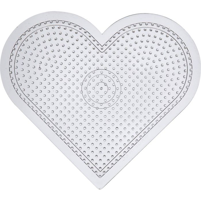 Placa de clavijas, medidas 15 cm, medium, transparente, 1 ud