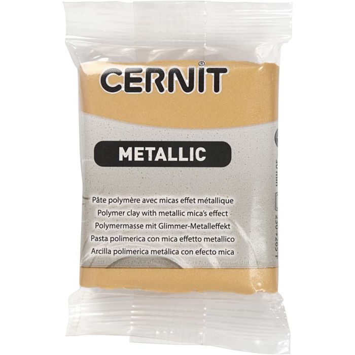 Cernit, dorado (050), 56 gr/ 1 paquete