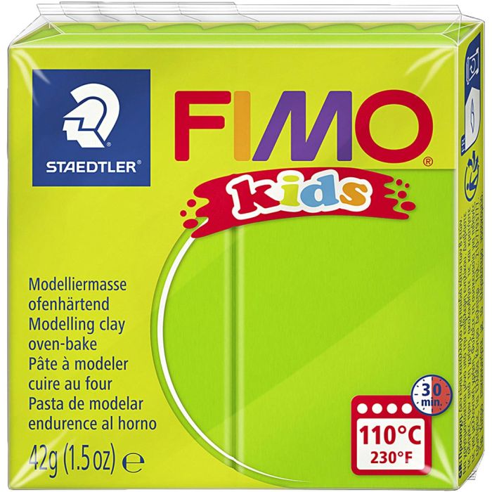 Pasta de Modelar FIMO® Kids, verde claro, 42 gr/ 1 paquete