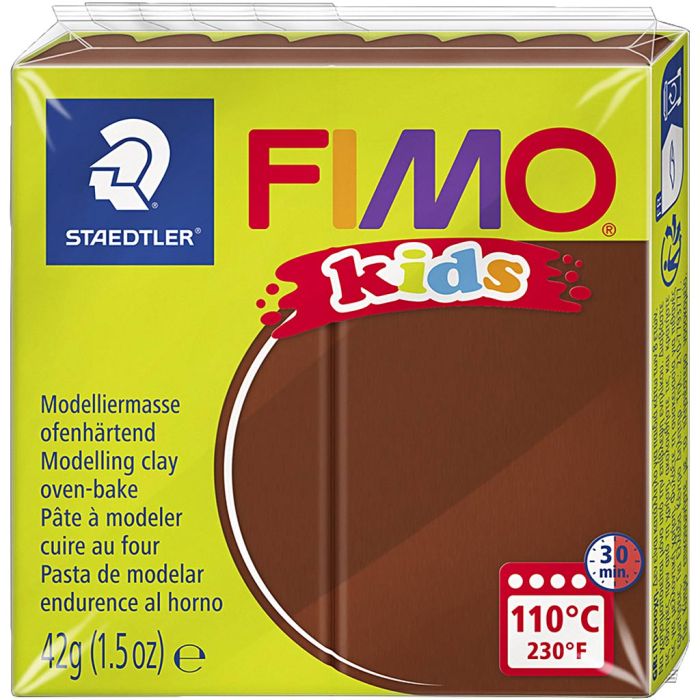 Pasta de Modelar FIMO® Kids, marrón, 42 gr/ 1 paquete