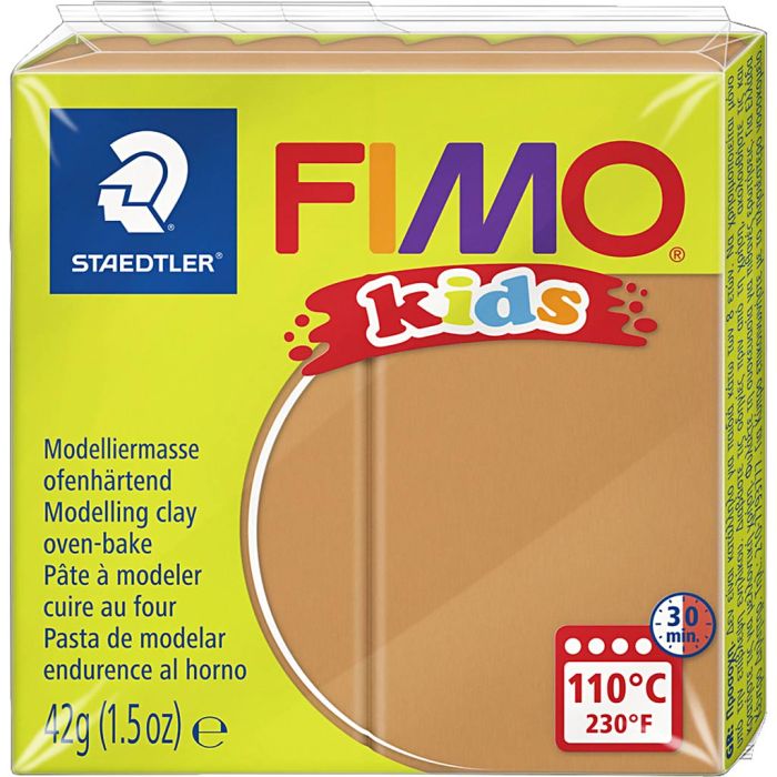 Pasta de Modelar FIMO® Kids, marrón claro, 42 gr/ 1 paquete