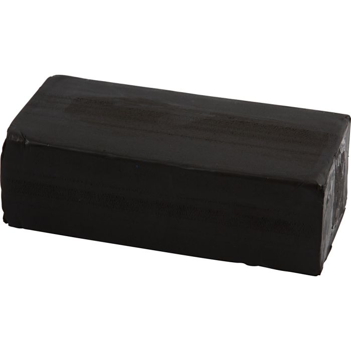 Pasta de Modelar, medidas 13x6x4 cm, negro, 500 gr/ 1 paquete