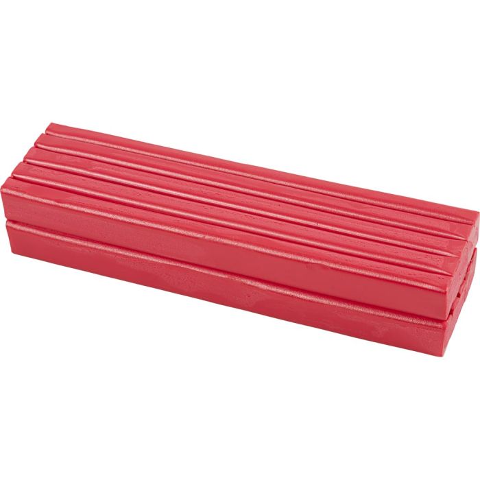 Pasta de Modelar, medidas 13x6x4 cm, rojo, 500 gr/ 1 paquete