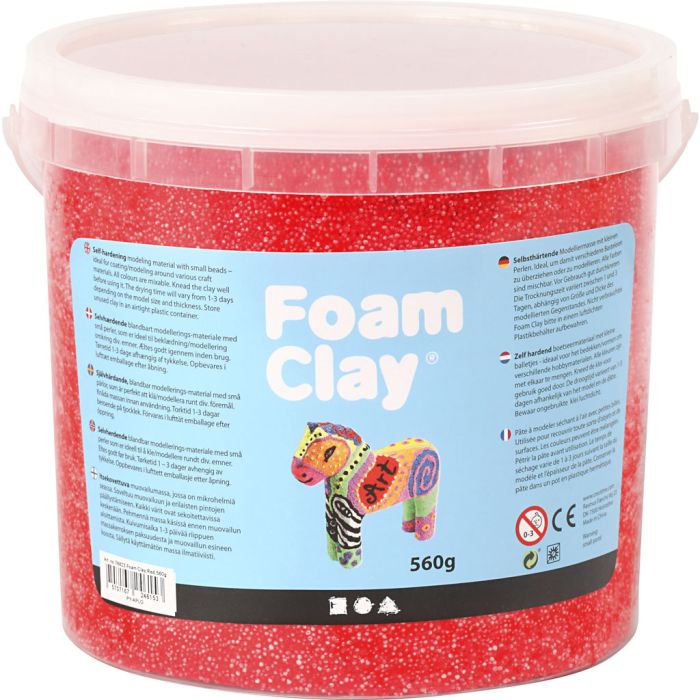 Foam Clay®, rojo, 560 gr/ 1 cubo