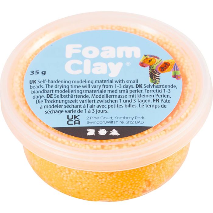 Foam Clay®, naranja, 35 gr/ 1 bote