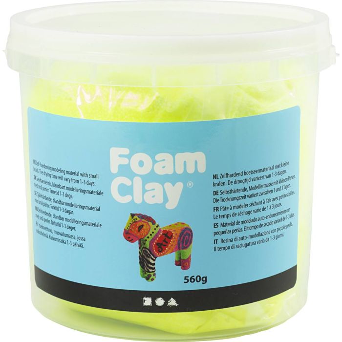 Foam Clay®, amarillo claro, 560 gr/ 1 cubo