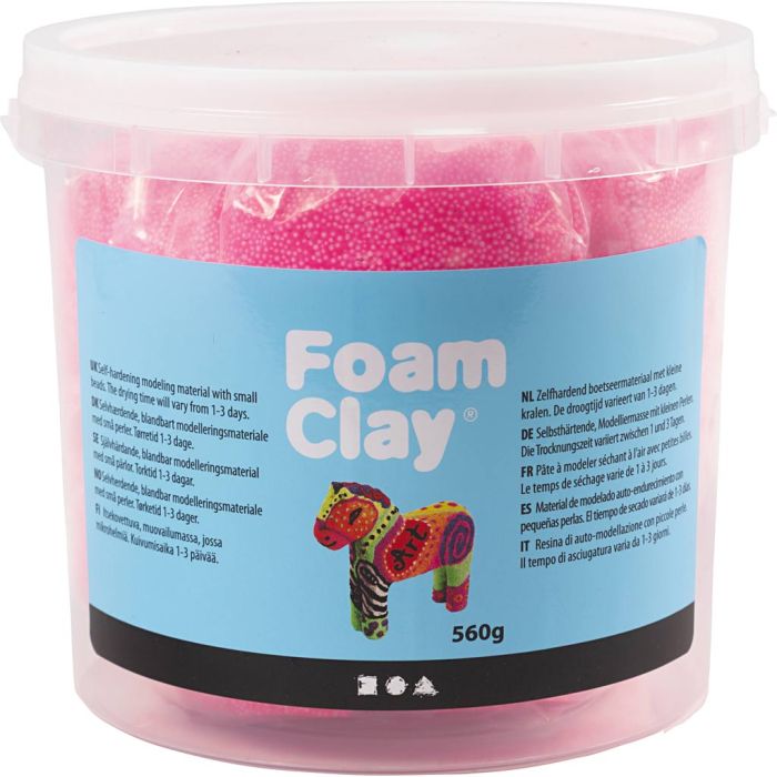 Foam Clay®, rosa, 560 gr/ 1 cubo