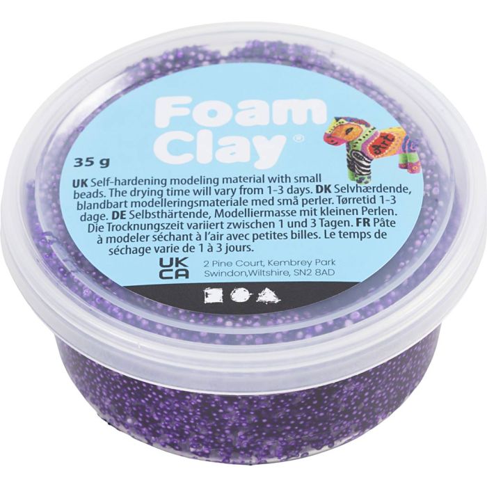Foam Clay®, morado, 35 gr/ 1 bote