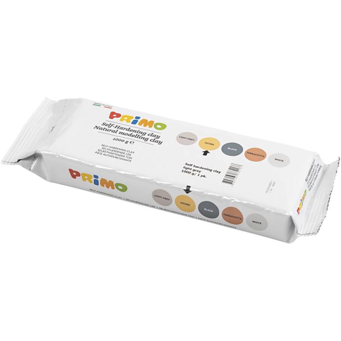 Arcilla de Autoendurecimiento, amarillo ocre, 1000 gr/ 1 paquete
