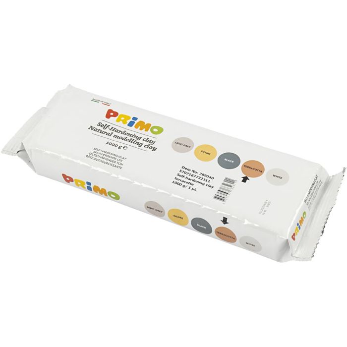 Arcilla de Autoendurecimiento, arcilla, 12x1000 gr/ 1 paquete