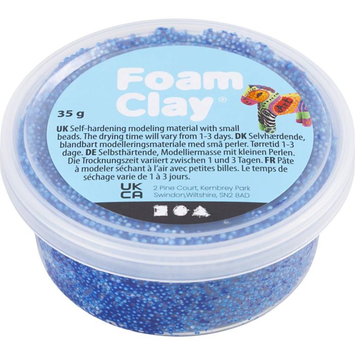 Foam Clay®, azul, 35 gr/ 1 bote