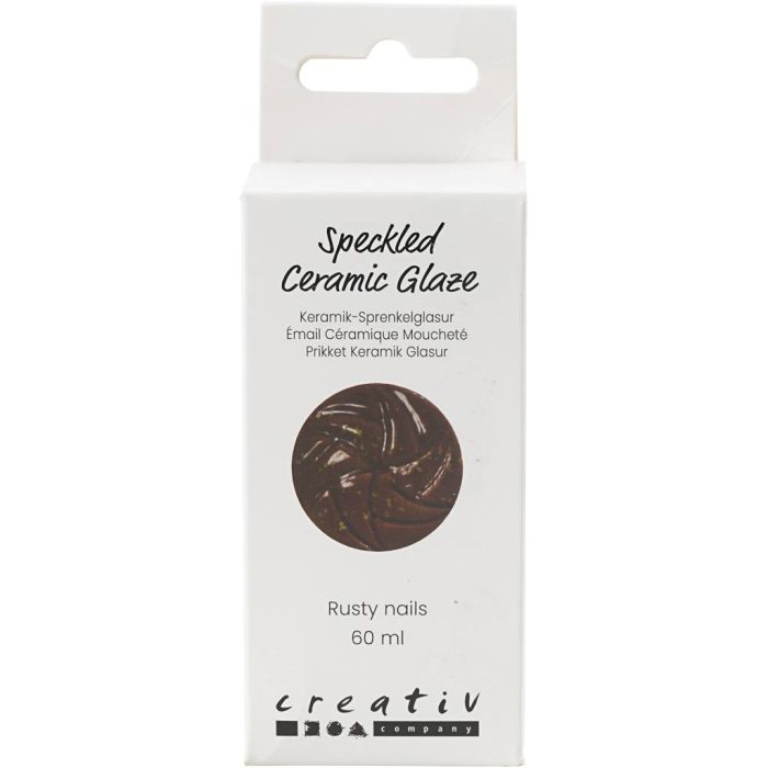 Esmalte Cerámico Manchado, 999-1060 °C, opaco, Rusty Nails, 60 ml/ 1 bote