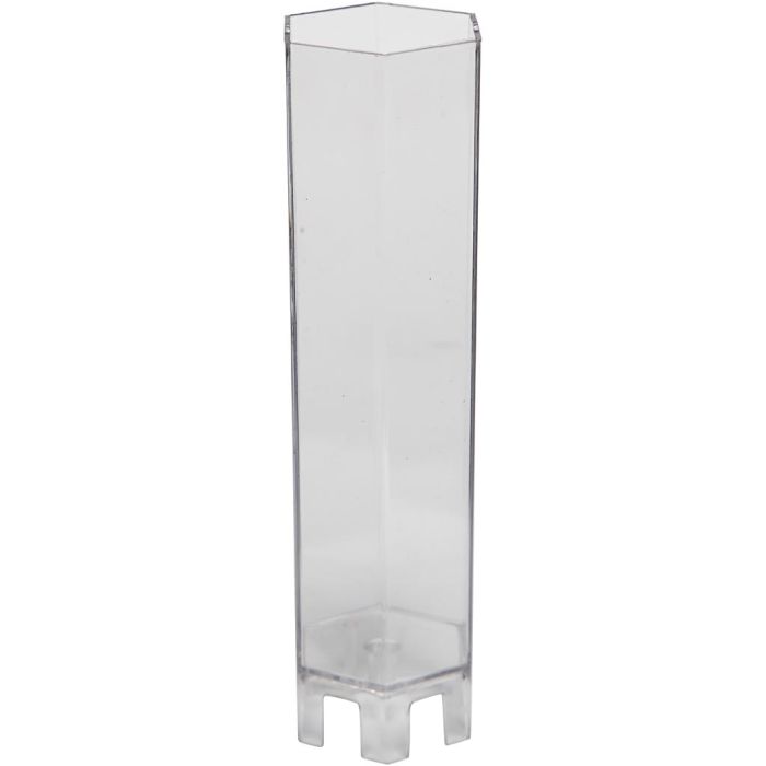 Molde para velas, Hexagonal, medidas 170x53 mm, 1 ud