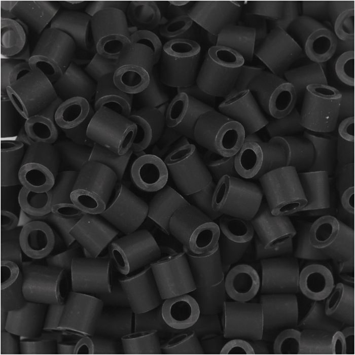 NABBI BioBeads Cuentas, medidas 5x5 mm, medida agujero 2,5 mm, medium, negro, 3000 ud/ 1 paquete