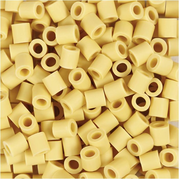 NABBI BioBeads Cuentas, medidas 5x5 mm, medida agujero 2,5 mm, medium, amarillo, 1000 ud/ 1 paquete