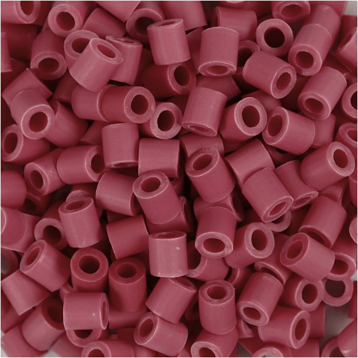 NABBI BioBeads Cuentas, medidas 5x5 mm, medida agujero 2,5 mm, medium, rojo, 1000 ud/ 1 paquete