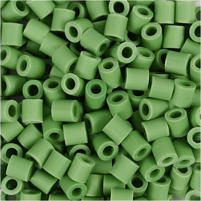 NABBI BioBeads Cuentas, medidas 5x5 mm, medida agujero 2,5 mm, medium, verde, 1000 ud/ 1 paquete