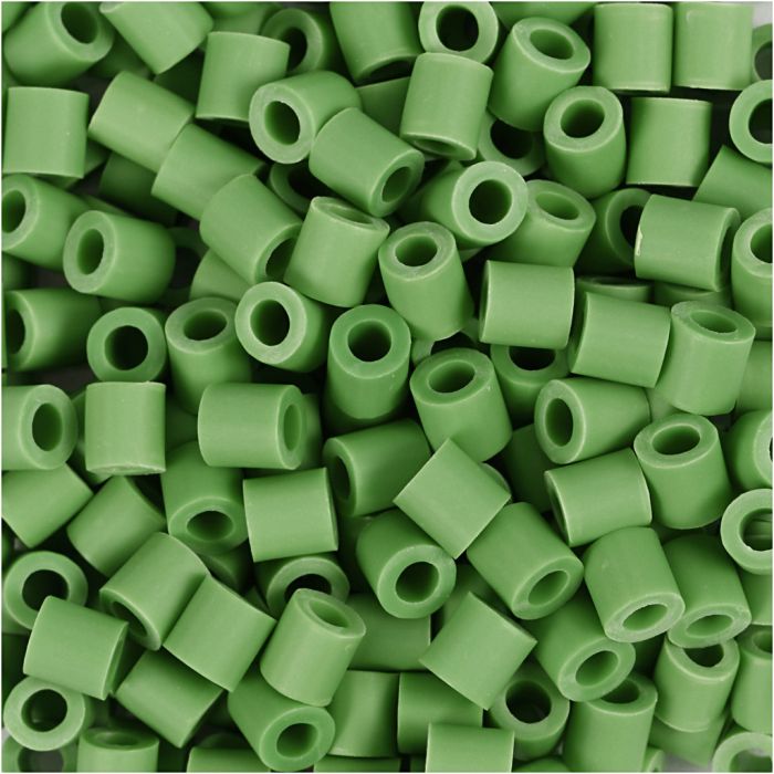 NABBI BioBeads Cuentas, medidas 5x5 mm, medida agujero 2,5 mm, medium, verde, 3000 ud/ 1 paquete