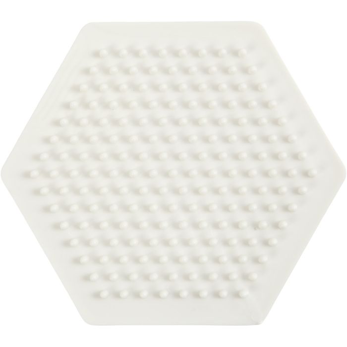 Tablero de Clavijas NABBI BioBeads, Hexagonal, medidas 8,5x8,5 cm, medium, 1 ud