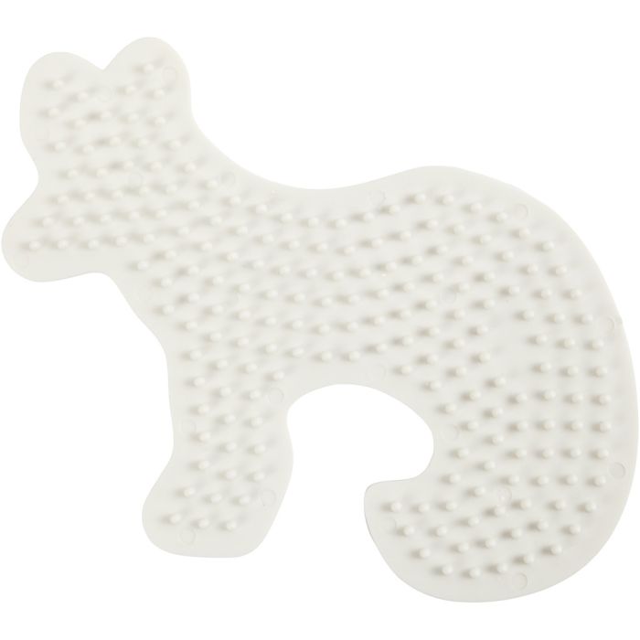 Tablero de Clavijas NABBI BioBeads, Zorro, medidas 9,5x13,4 cm, medium, 1 ud