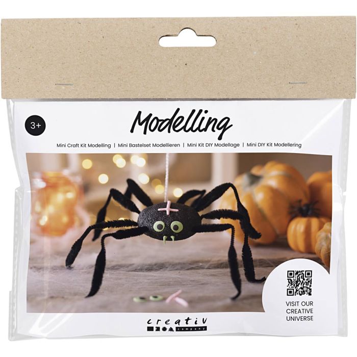 Mini Kit de manualidades Modelado, Arañas, 1 paquete