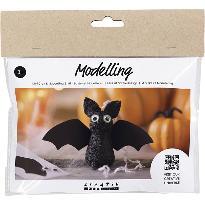 Mini Kit de manualidades Modelado, Murciélagos, 1 paquete