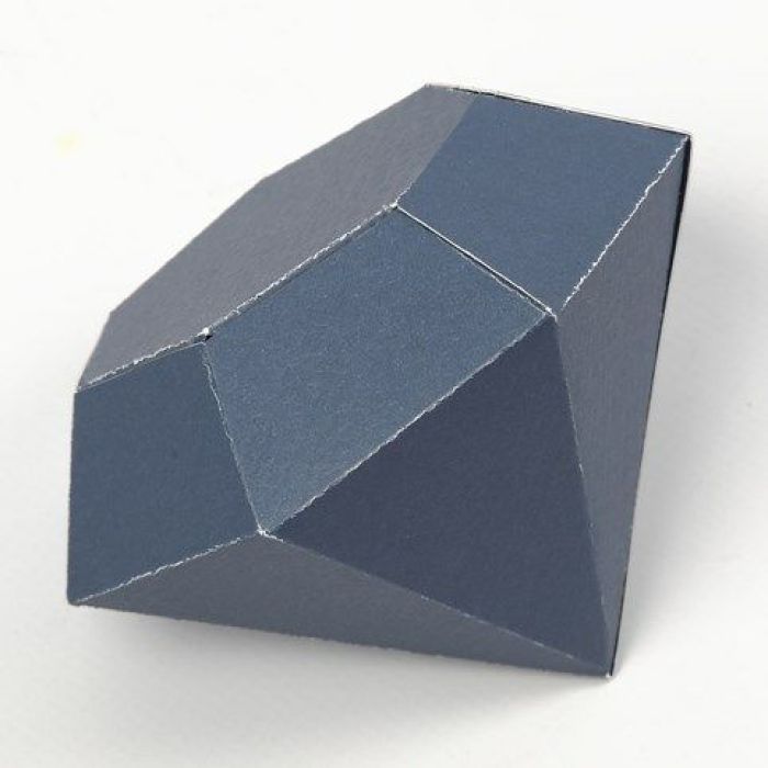 Diamante de cartulina doblada