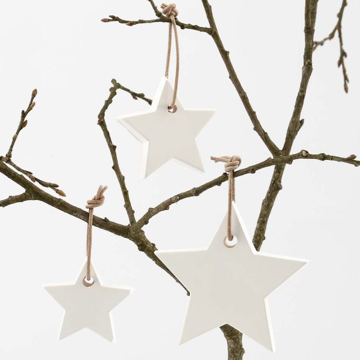 Una estrella de yeso
