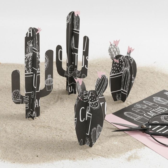 Cactus con papel diseño Vivi Gade