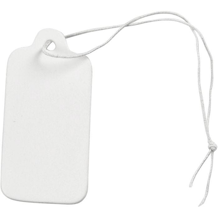 Etiqueta, medidas 15x30 mm, blanco, 100 ud/ 1 paquete