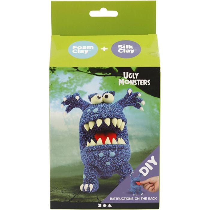 Funny Friend, Monstruo , azul, 1 paquete