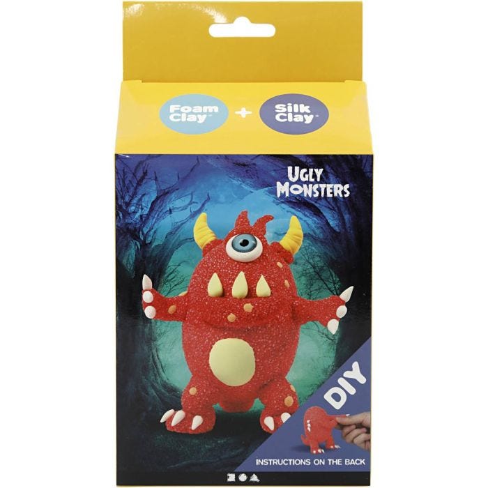 Funny Friend, monstruo, rojo, 1 paquete
